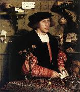 HOLBEIN, Hans the Younger Portrait of the Merchant Georg Gisze sg oil painting reproduction